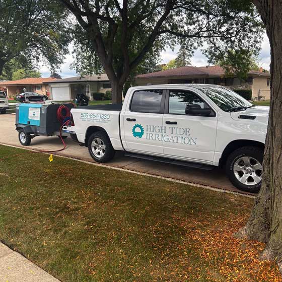 Sprinkler winterization in Clinton Township, MI